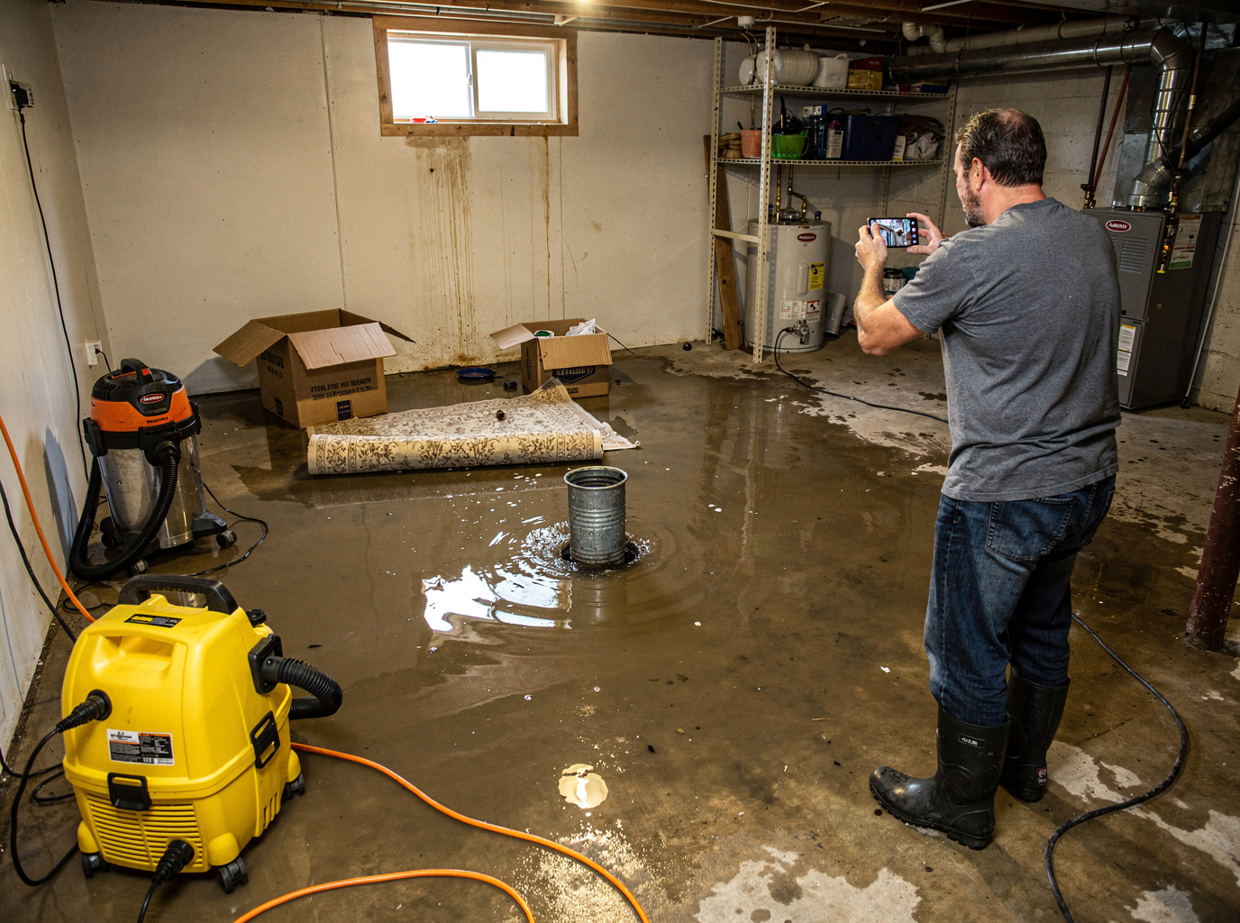 What To Do In The First Hour After A Basement Flood In Oshkosh