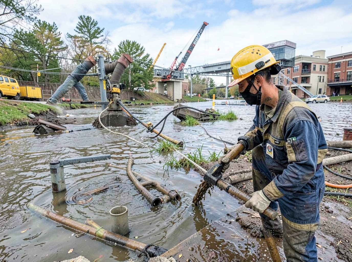 Flood Water Extraction in Oshkosh